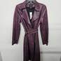 Urban Outfitters Purple Snakskin Trench Coat image number 1