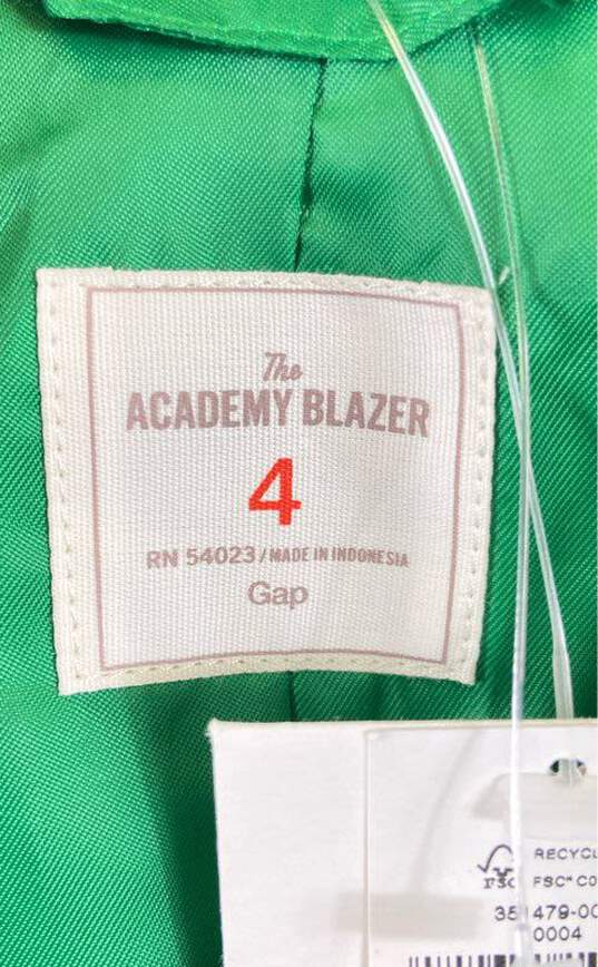 The Academy Women Green Blazer Sz 4 image number 3
