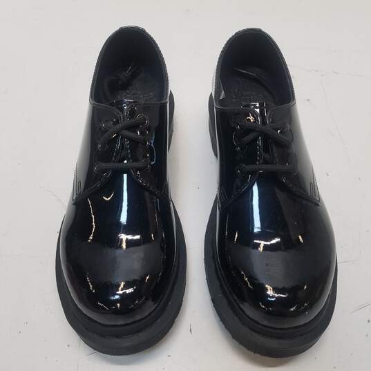 Dr Martens Patent 1461 Lace Up Loafers Black 6 image number 5