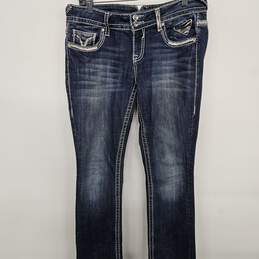 The New York Slim Boot Sequin Pocket Jeans