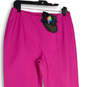 NWT Womens Pink Flat Front Straight Leg Pull-On Ankle Pants Size 10 image number 3