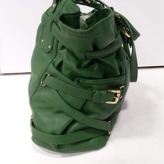 Michael Kors Green Leather Shoulder Bag image number 3
