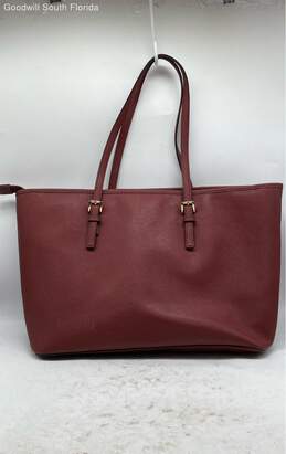 Michael Kors Womens Maroon Laptop Handbag alternative image