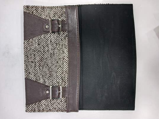 Miche Classic Roxanne Brown and White Tweed Shoulder Bag Shell image number 3