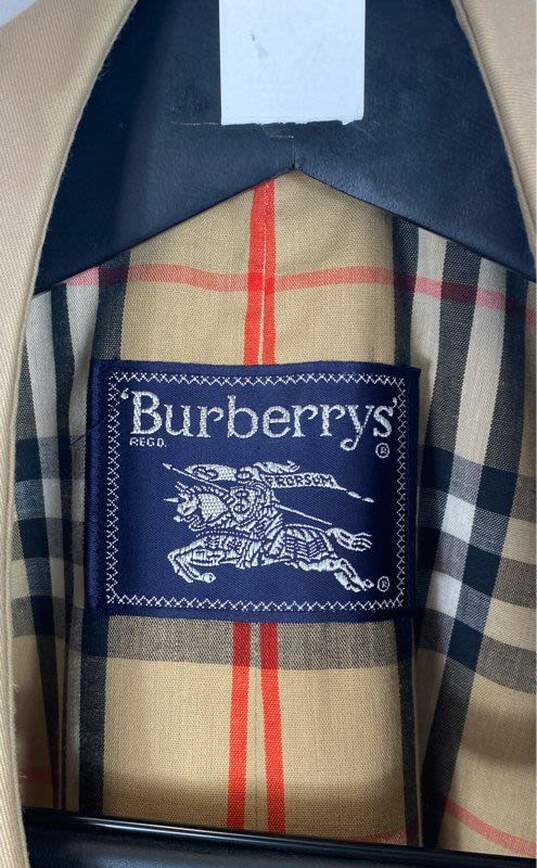 Burberry Men Beige Trench Coat Size 46 image number 3