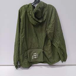 Men's Green Asics Packable Jacket Size L alternative image