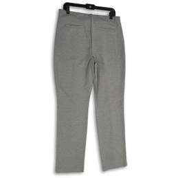 NWT Womens Gray Heather Side Zip Straight Leg Trouser Pants Size 1.5 R alternative image