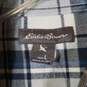 NWT Mens Plaid Regular Fit Long Sleeve Collared Button-Up Shirt Size Large image number 4
