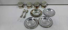 Bellini Espresso Cups, Saucers and Spoons