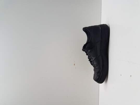 Buy the Nike Air Force 1 Triple Black Sneakers Shoes 315122-001 Men's 10 | GoodwillFinds