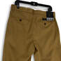 NWT Mens Tan Flat Front Relaxed Fit Straight Leg Chino Pants Size 32/32 image number 4