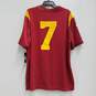 Nike Men's USC #7 Red Football Jersey Sz. XL (NWT) image number 2