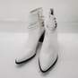 Matisse Slopes Women's White Leather Ankle Boots Size 10 image number 2