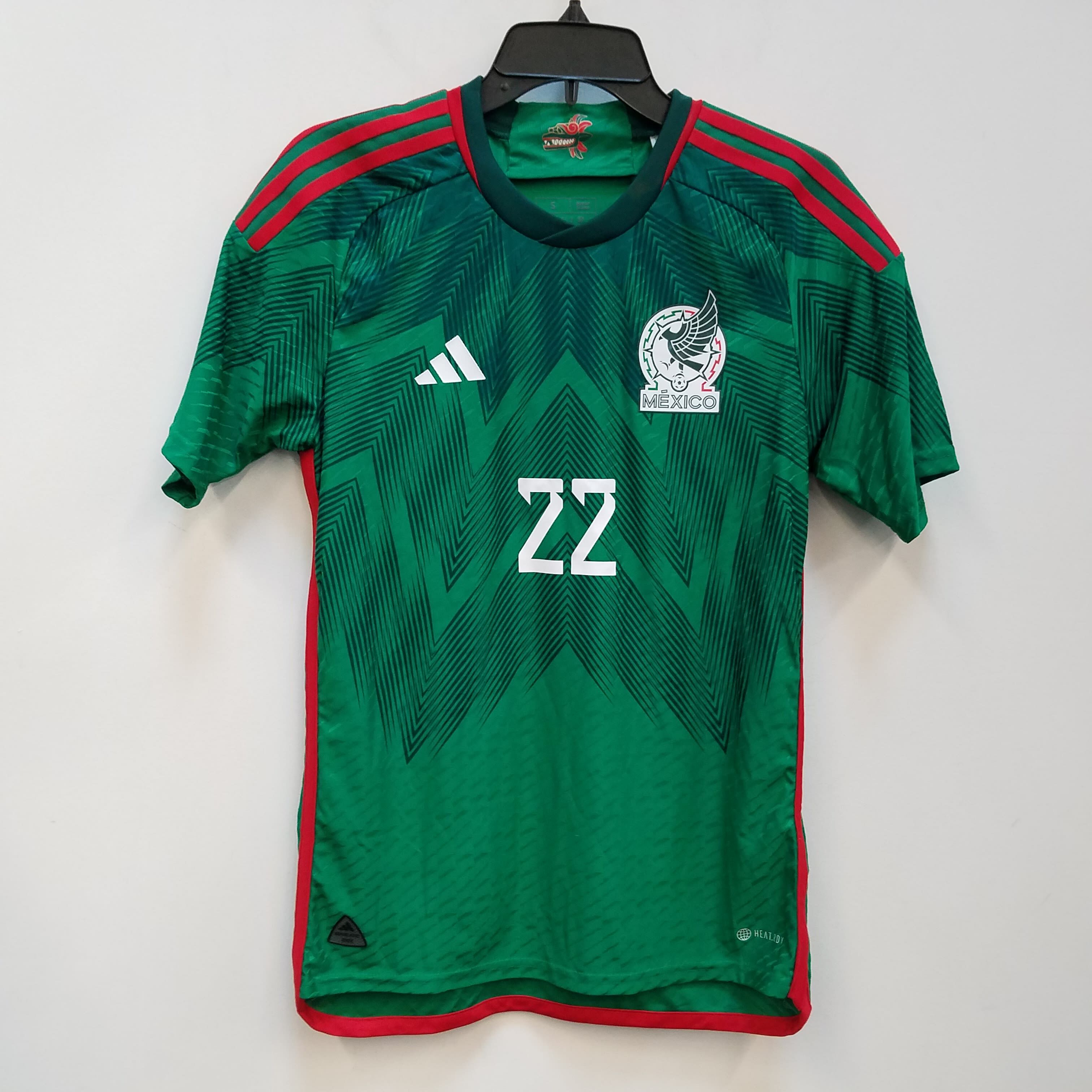 Mexico No22 P.Aguilar Green Home Soccer Country Jersey