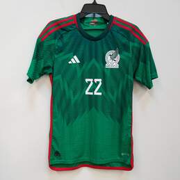 Mens Green Mexico Gil #22 Soccer National Teams Pullover Jersey Size Small