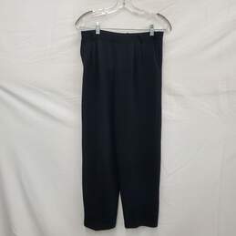 ST. John Basic's WM's Polyester Blend Black Trousers Size 8