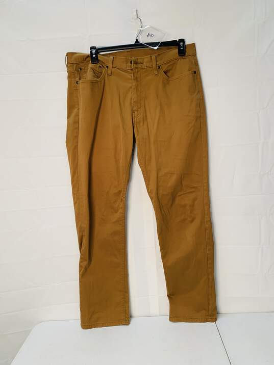 Men's Tan Levi Dress Pants Size: 36x34 image number 1