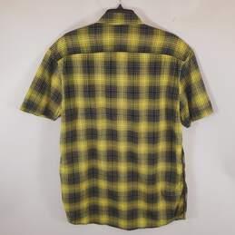 Diesel Men Black and Yellow Plaid Collared Shirt XXL alternative image
