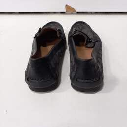 Coach Olive Canvas Loafer Style Monogram Pattern Slip-On Shoes Size 7.5B alternative image