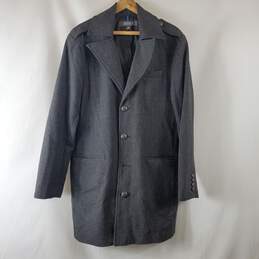 Kenneth Cole Men's Gray Coat SZ L