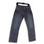 Womens Blue 514 Denim Medium Wash 5-Pocket Design Straight Jeans Size 30x30 image number 3