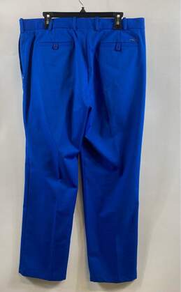 Ralph Lauren Mens Blue Pockets Flat Front Straight Leg Dress Pants Size 36/32 alternative image