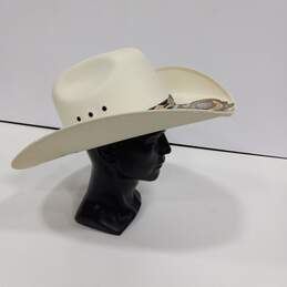 Pugs Men's Off-White Cowboy Hat Size L