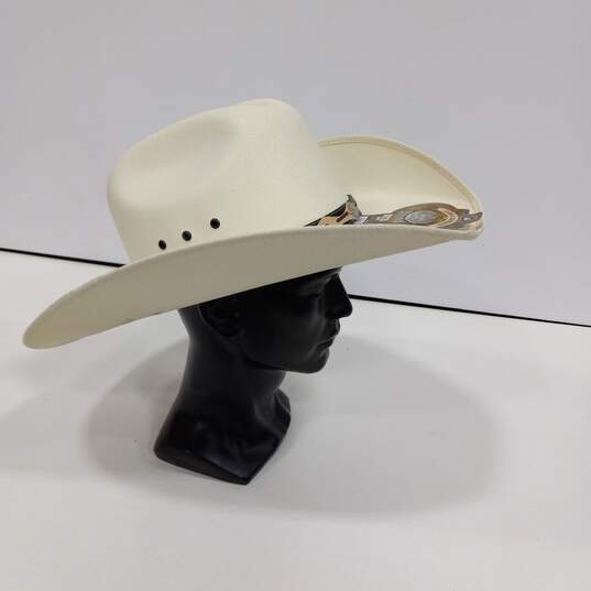 Pugs Men's Off-White Cowboy Hat Size L image number 1