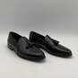 Mens Brown Purple Leather Tassel Slip On Loafer Dress Shoes Size 10.5 D image number 2