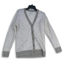 Athleta Womens Cream Westlake Long Sleeve Button Front Cardigan Sweater Size XS