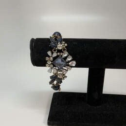 Designer J. Crew Gold-Tone Multicolor Crystal Cut Stone Chain Bracelet