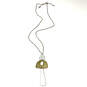 Designer Lucky Brand Two-Tone Adjustable Chain Stylish Pendant Necklace image number 3