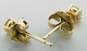 14K Yellow Gold 0.28 CTTW Round Diamond Stud Earrings 0.5g image number 2