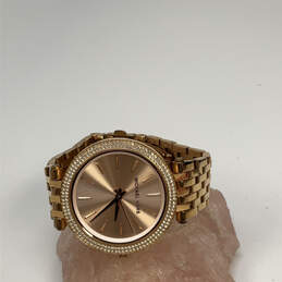 Designer Michael Kors Darci MK3192 Gold-Tone Rhinestone Analog Wristwatch