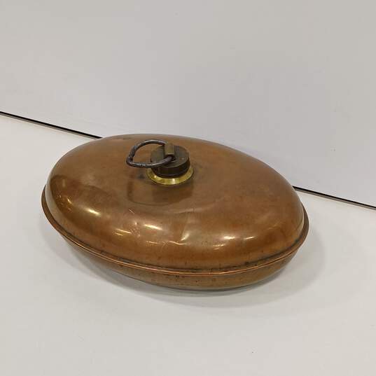 Vintage Rein-Kupfer Oval Copper Bed Warmer image number 6