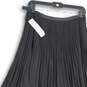 NWT Ralph Lauren Womens Black Side Zip Midi Pleated Skirt Size 8 image number 4