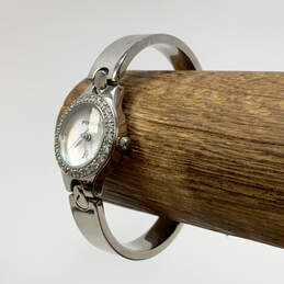 Designer Fossil Silver-Tone Stainless Steel Quartz Analog Dial Wristwatch