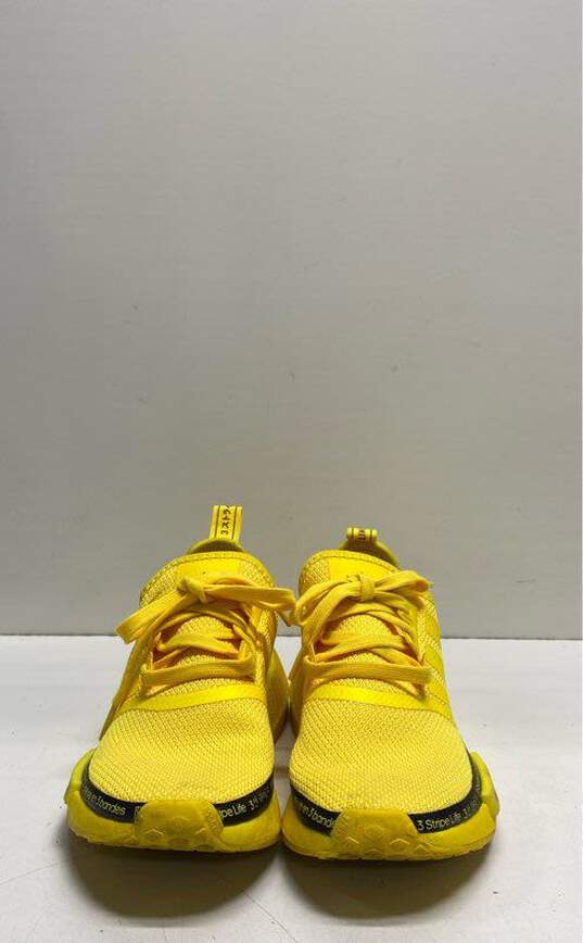 adidas NMD_R1 Beam Yellow Casual Sneakers Women's Size 6.5 image number 2