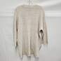 Eileen Fisher WM's Beige Speckle Cotton Blend Crew Neck Sweater Size M image number 2