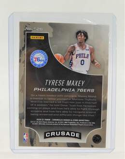 2020-21 Tyrese Maxey Panini Rookies & Stars Crusade Rookie Philadelphia 76ers alternative image