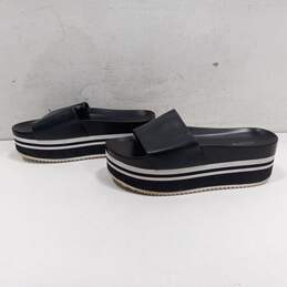 Aldo Black Platform Sandals Size 8 alternative image