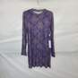 O'neill Purple Long Sleeve Midi Sheath Dress WM Size XL NWT image number 1