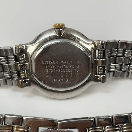Designer Citizen 3220-325303 YO Two-Tone Chain Strap Analog Wristwatch image number 4