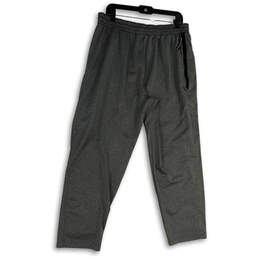 Mens Gray Flat Front Elastic Waist Pull-On Activewear Sweatpants Size XXL alternative image