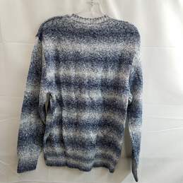 VRST Men's Navy Striped Cotton Relaxed Cozy Sweater Size Small alternative image