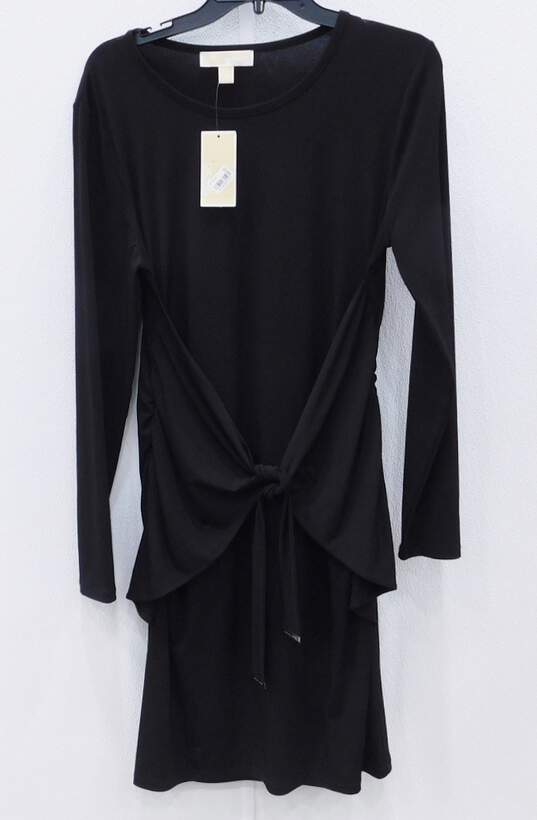 Women's Michael Kors Black  Long Sleeve Cocktail Dress Size Large image number 1