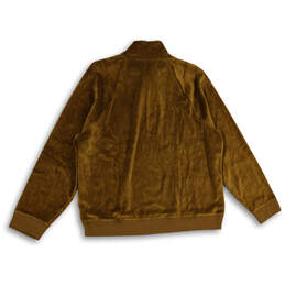 NWT Womens Golden Brown Velvet Long Sleeve Pullover Sweatshirt Size L alternative image