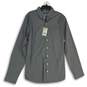 NWT Van Heusen Mens Gray Long Sleeve Collared Dress Shirt Size LT 16-16 1/2 image number 1