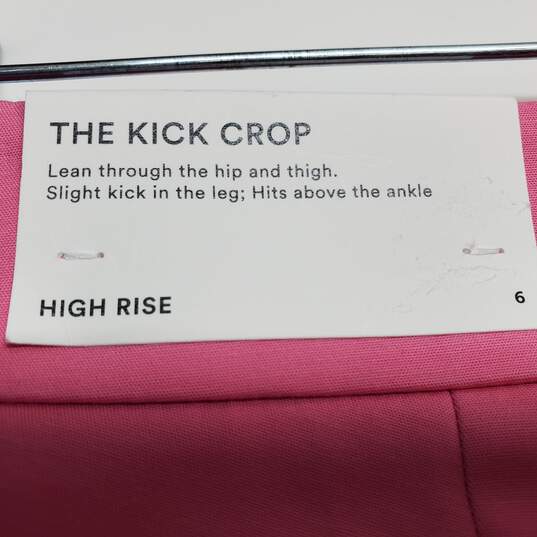 Ann Taylor The Kick Crop Pant Pink Size 6 image number 1