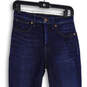 Womens Blue Denim Medium Wash 5-Pocket Design Skinny Leg Jeans Size 6/28R image number 3